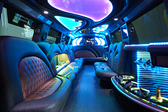 Luxury limo interiors